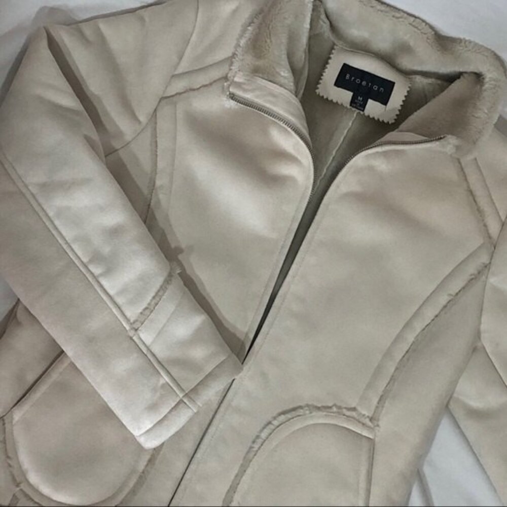 Braetan Faux Suede & Fur Lined Women’s Coat  M